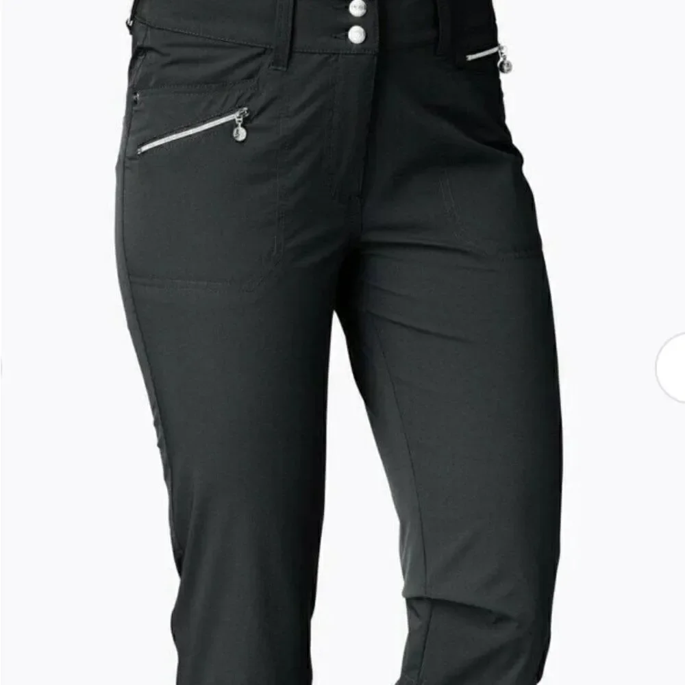 Daily Sports Black Miracle Capri Pants Size 4 - Picture 3 of 15
